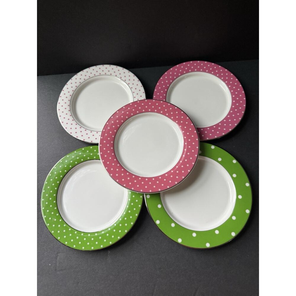 Lennox Sample Dessert Plates (5) Charcuterie Servingware Tableware Cottagecore